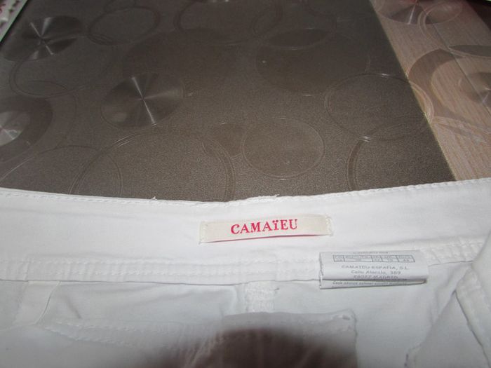 jupe Camaieu blanche taille 38 - photo numéro 2