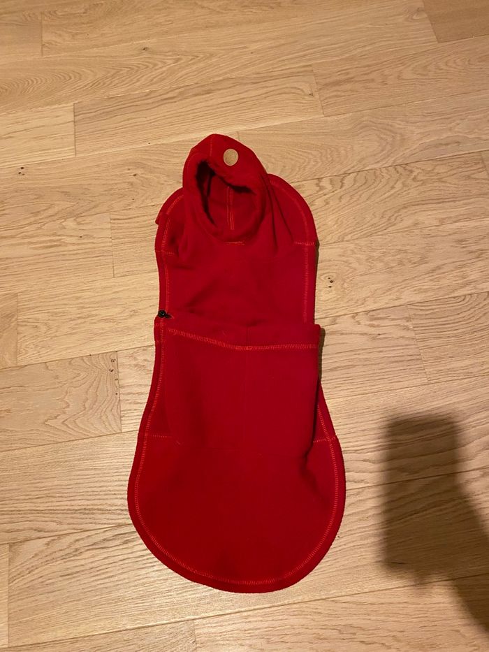 Cache-col pour deux Lennylamb – Polaire rouge - photo numéro 3