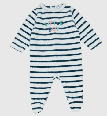 Bout'chou Pyjama 1 mois en velours