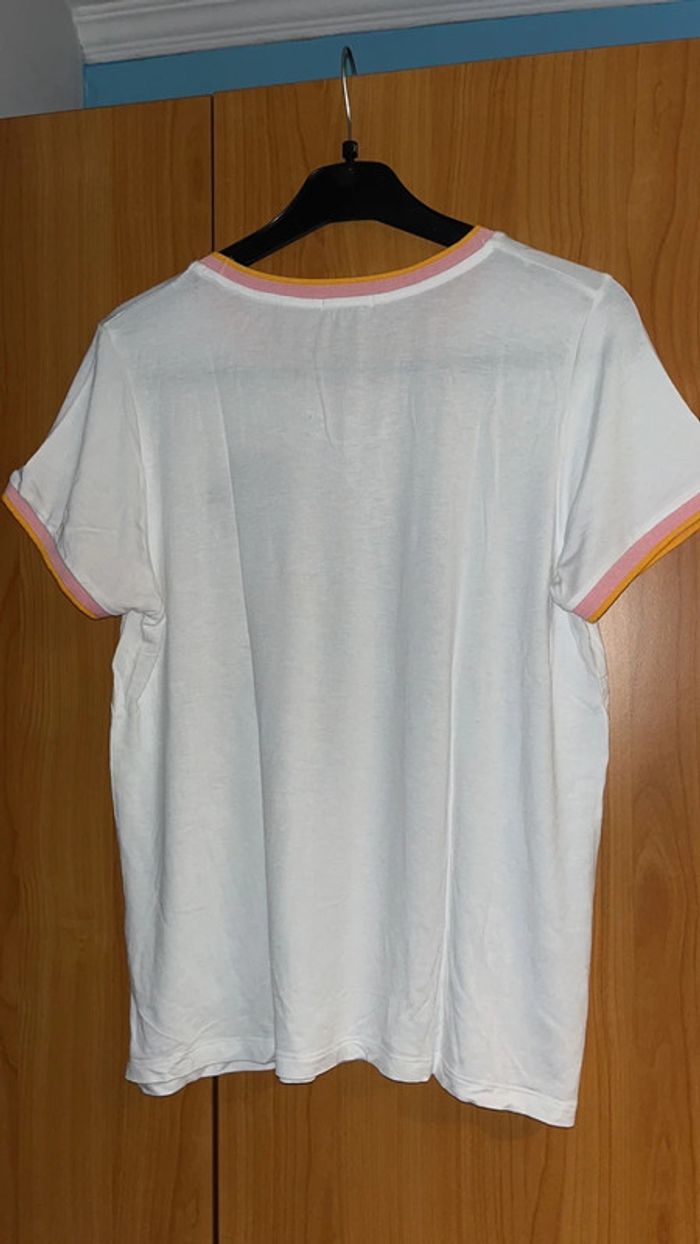 Tee-shirt blanc à imprimé XL - photo numéro 4
