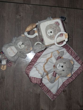 Lot jouets éveil Timouki de Sauthon