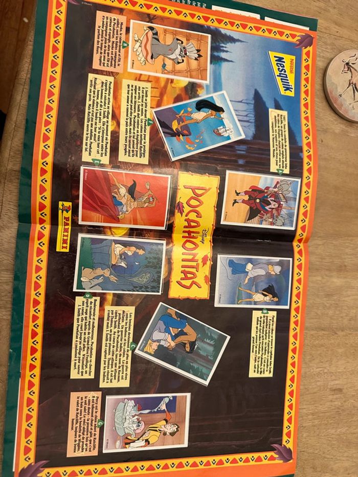 Walt Disney Pocahontas - Album Panini complet avec poster stickers livre autocollants - photo numéro 7