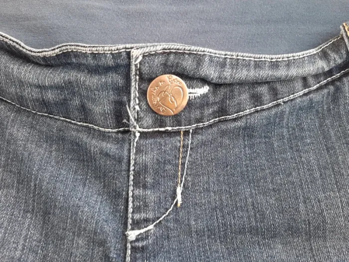 Short en jean de maternité Calin Kalin 40 - photo numéro 3