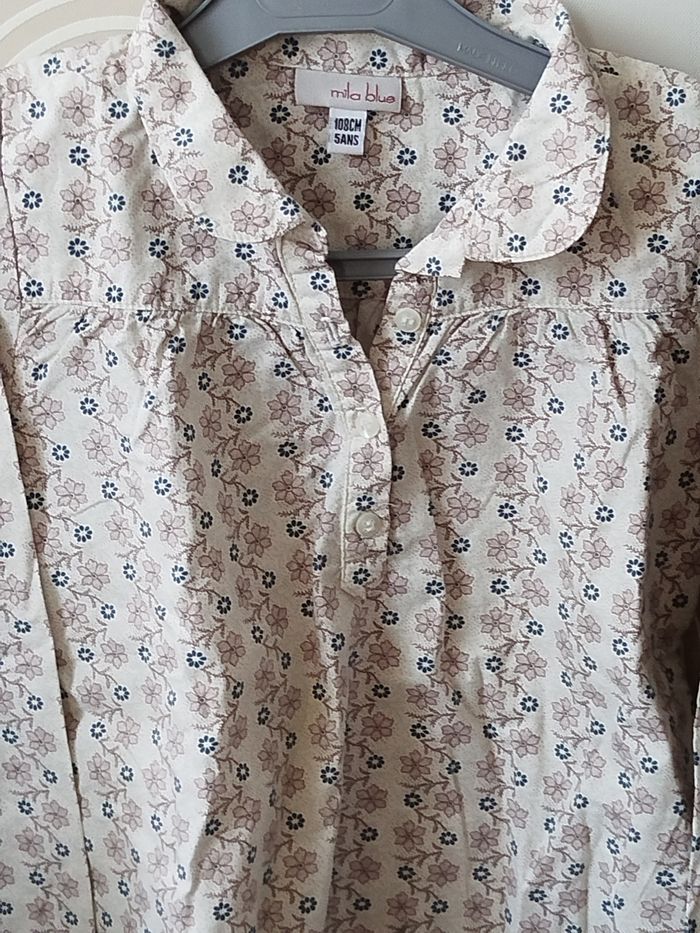 Mila Blue Blouse fille 5 ans - photo numéro 2