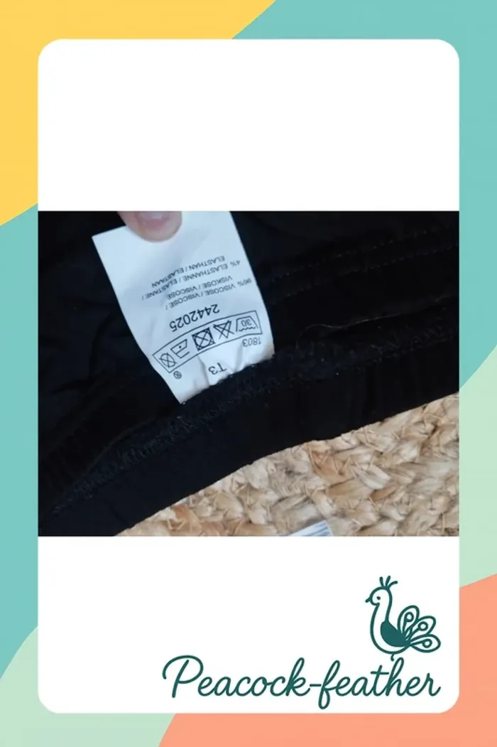 Legging 3/4 noir neuf T3 - photo numéro 5