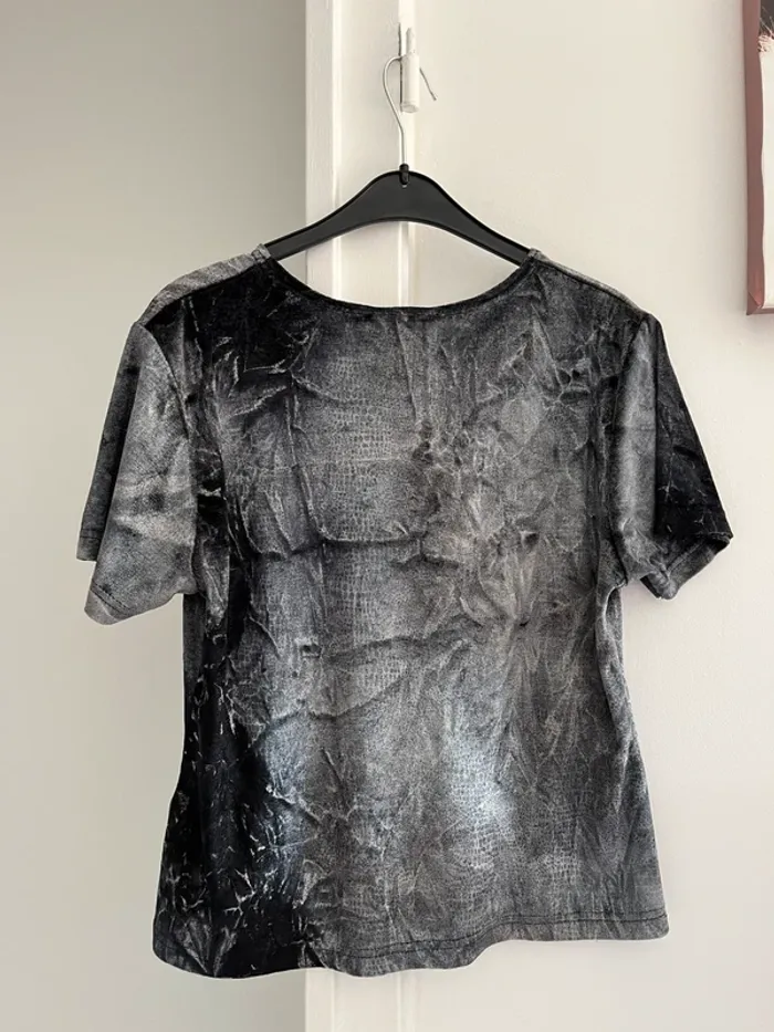 T-shirt manches courtes gris T38/40 Essential - photo numéro 5
