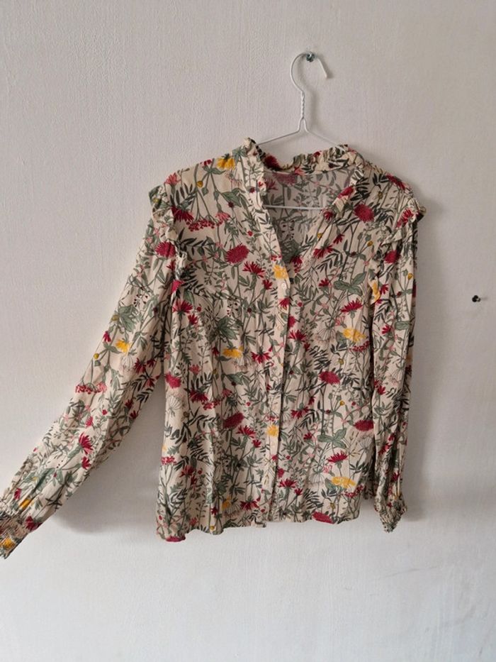 Chemise Vintage fleur - photo numéro 2