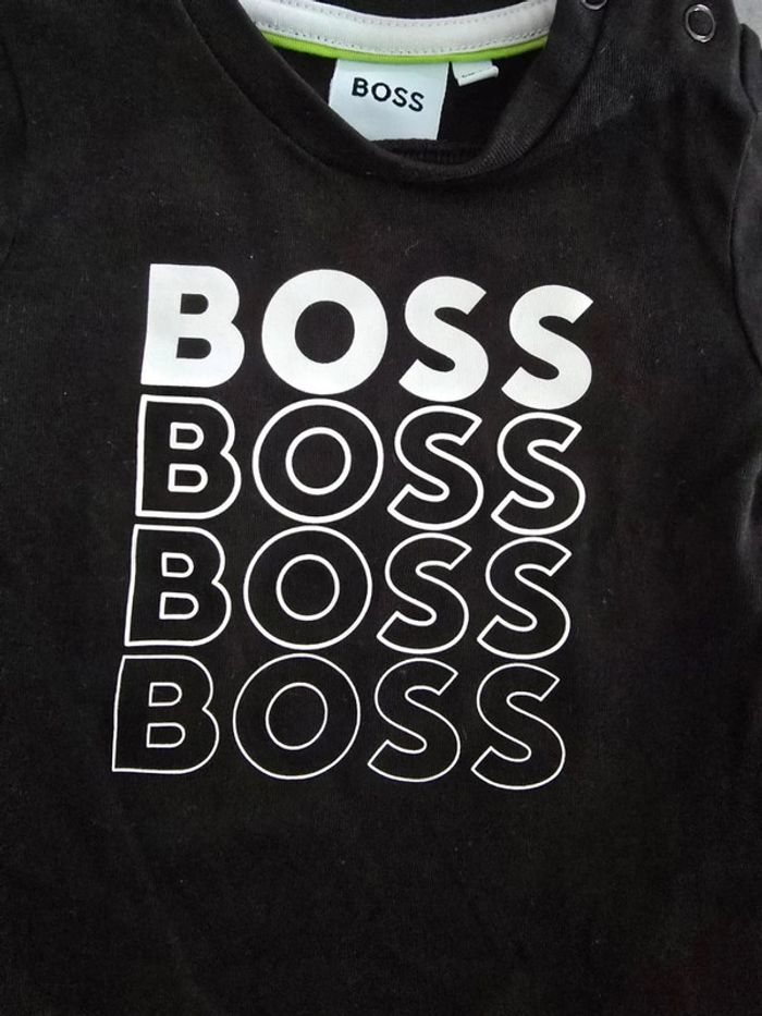 Tee shirt noir Hugo boss - photo numéro 3