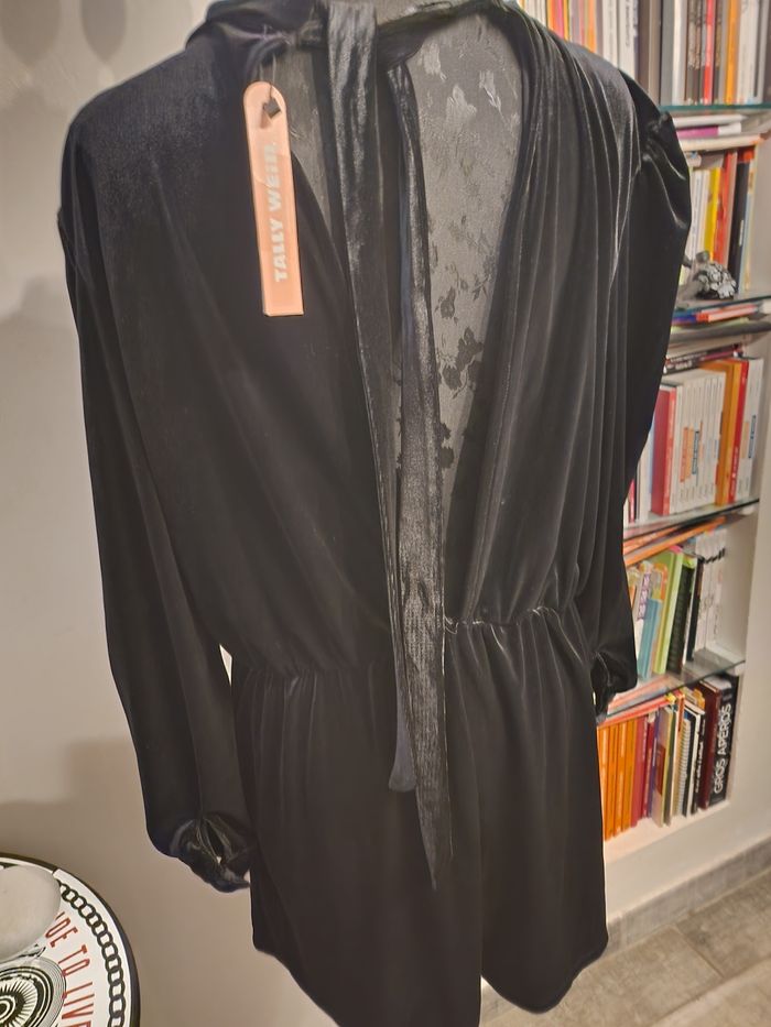 Combi short noire hiver taille XL tally weijl  neuve - photo numéro 2