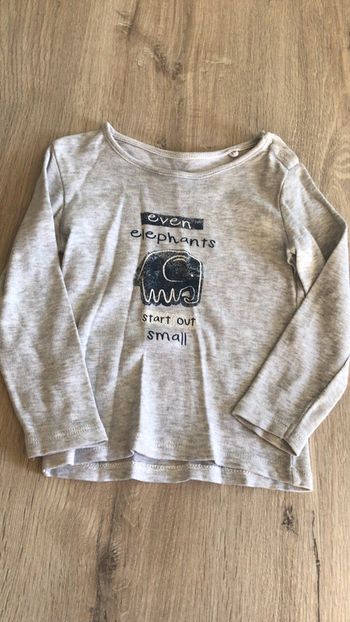 Tee shirt longues manches 12-24 mois