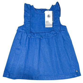 Petit Bateau Robe à manches courtes 12 mois NEUVE