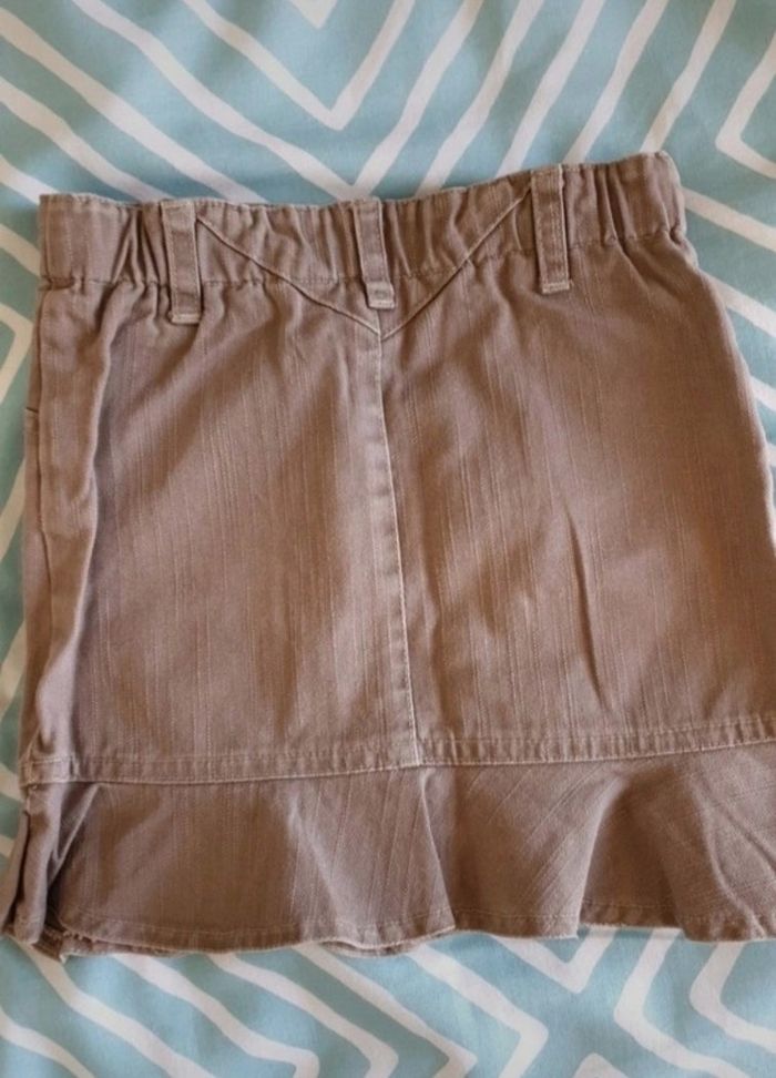 Jupe en.jean marron 2ans - photo numéro 2