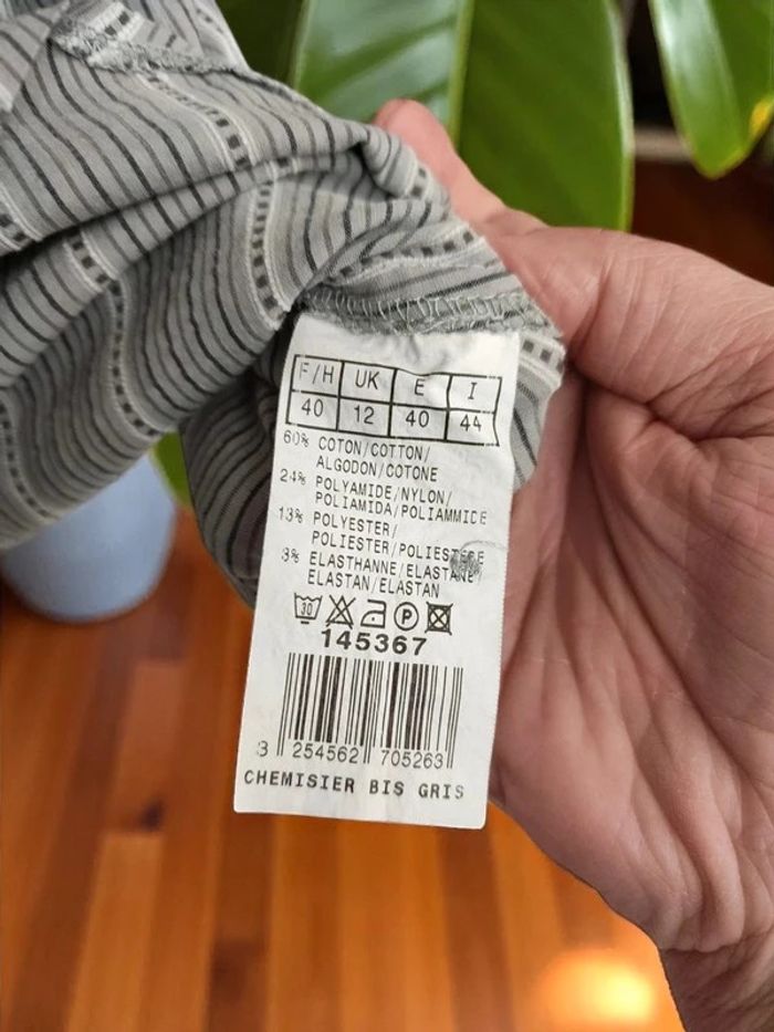 Chemise In Extenso grise - photo numéro 5