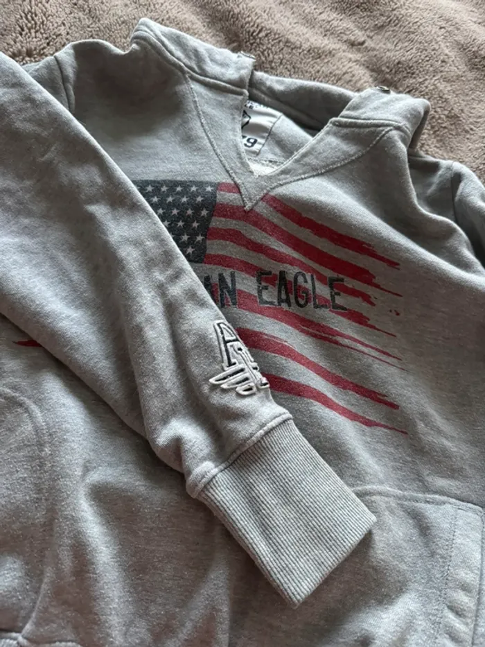 Sweat à capuche gris - photo numéro 3