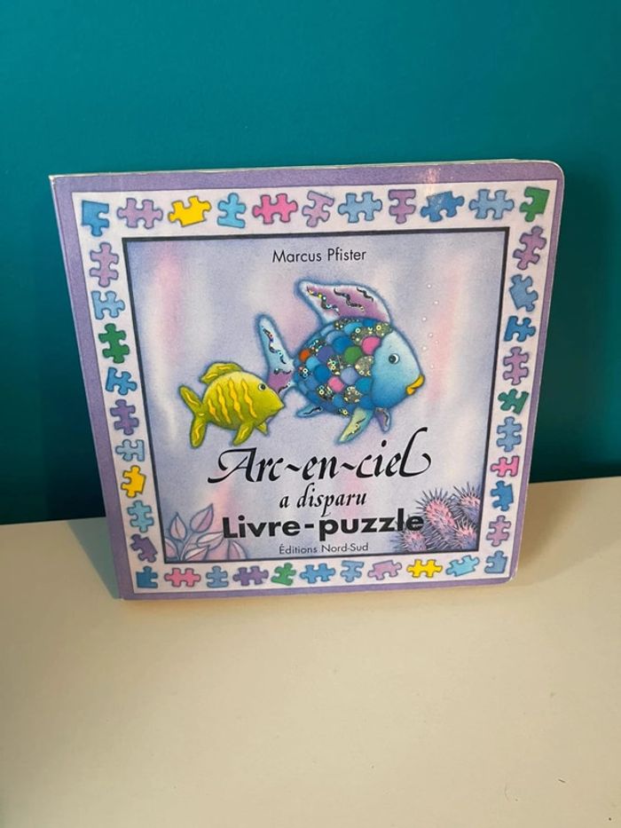 Livre puzzle arc en ciel a disparu