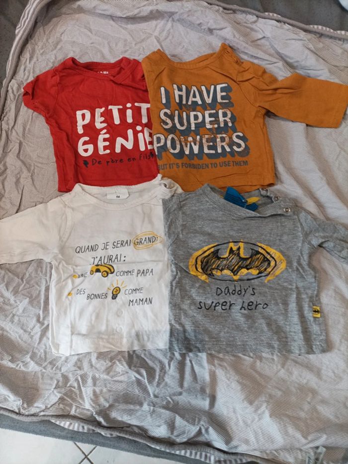 lot de tee-shirt