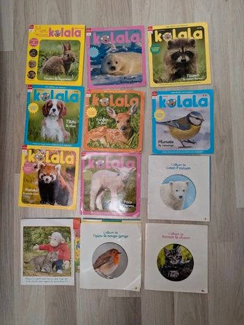 Lot de 12 magazines koala 1-4 ans et albums