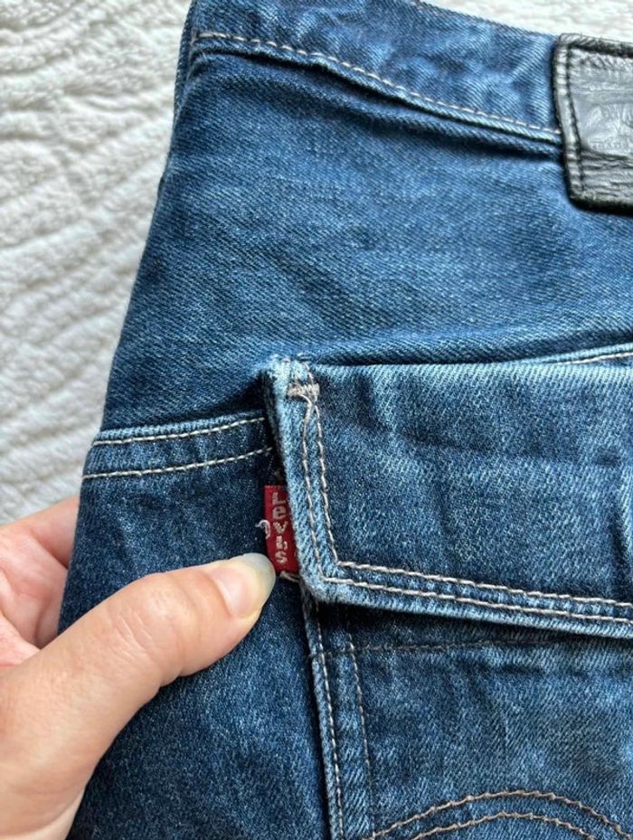 Jean Levi’s 569 loose Straight droit ample homme W33 L30 Made in Mexico bleu foncé L/44 Vintage Y2K - photo numéro 3