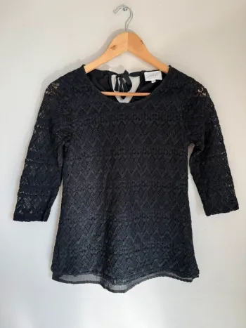 Blouse noire Sézane