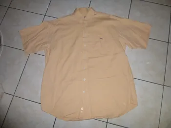 chemise manche courte rose pâle Eden PARK taille L