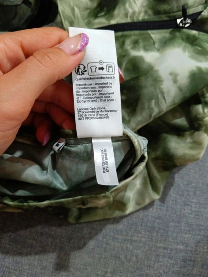 C50 veste vert Lacoste M - photo numéro 5