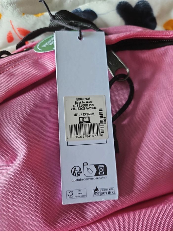 Sac "Back to work " - Eastpak - Cloud Pink - photo numéro 2