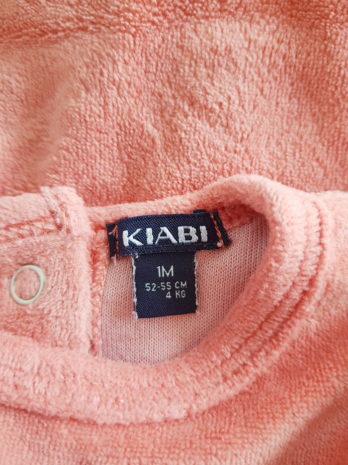 Kiabi - Grenouillère / pyjama une pièce / dors bien en velours - Neuf ! - photo numéro 4