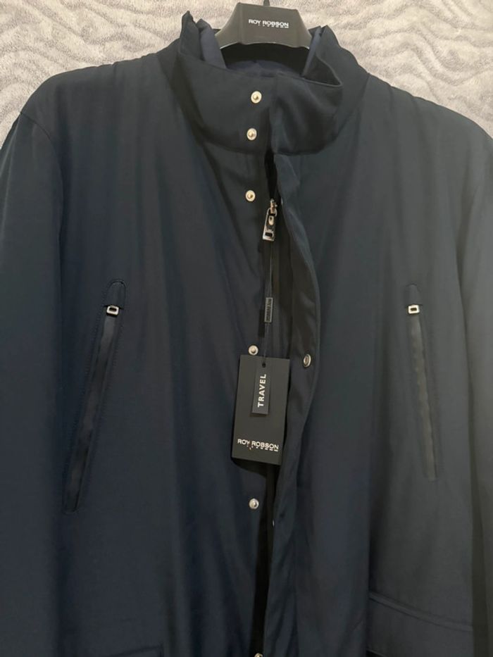 Roy robson - Veste parka, Bleu marine, taille 58 (XL) - photo numéro 2