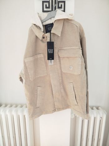 Veste en jean garçon sable taille S 14/16 ans IKKS neuf
