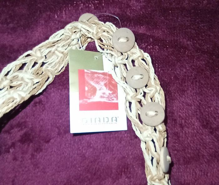 Deux magnifiques sacs à bandoulière avec boutons et franges Neufs Giada - photo numéro 8