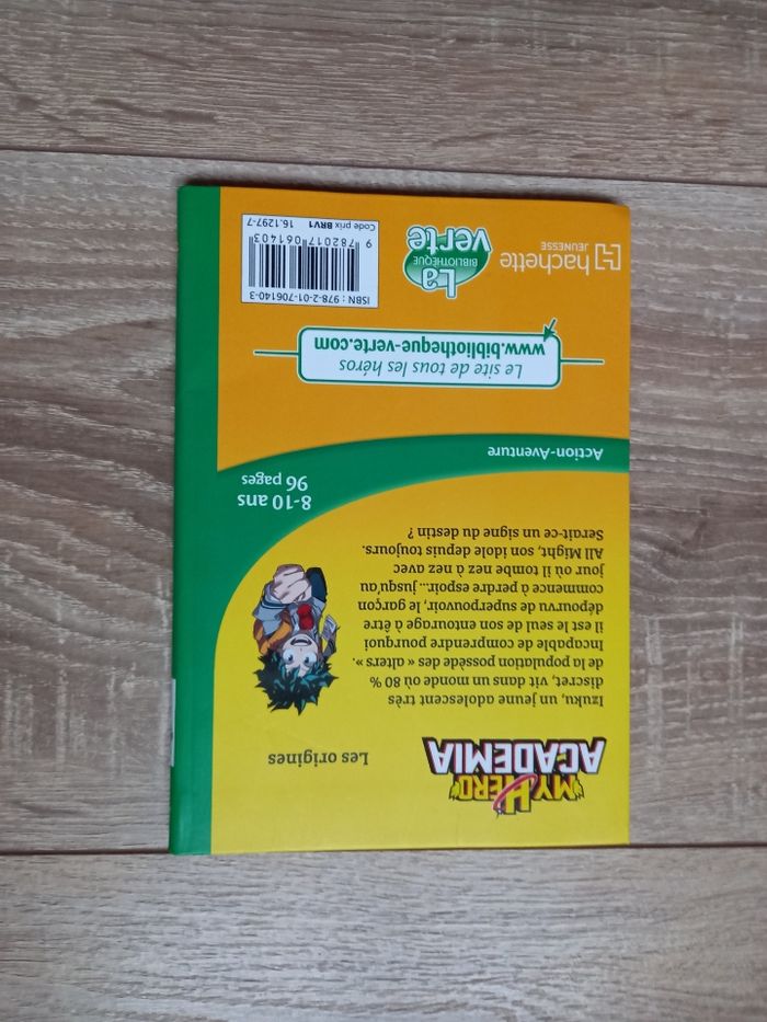 Livre My Héro Academia (les origines) - photo numéro 2