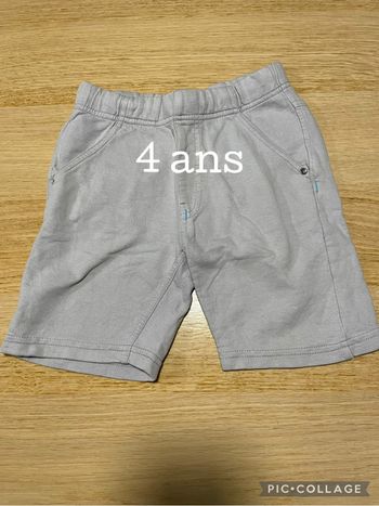 Short garçon 4 ans