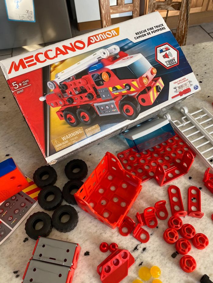 Meccano junior Camion de Pompiers