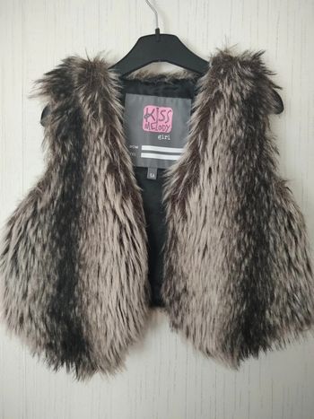 gilet fourrure 5 ans kiss melody
