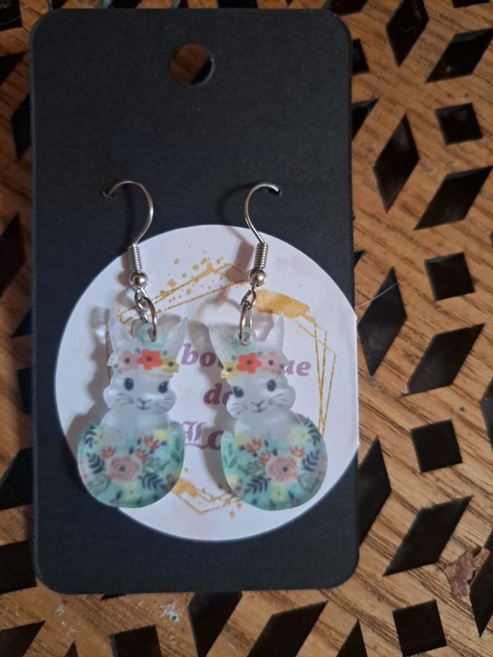 Boucles d'oreilles pâques
