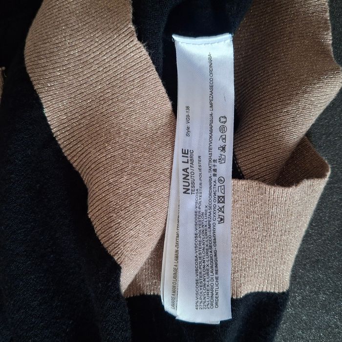 Robe noir et doré avec poches - Tissu épais et chaud - Taille S - Nuna Lie - photo numéro 9