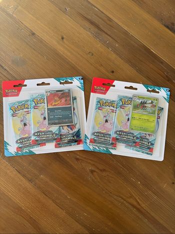 Pokémon lot 2 tri pack EV09 français neuf