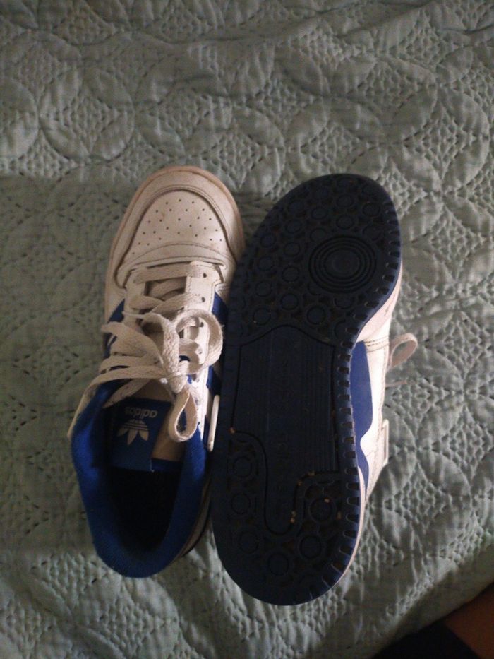 Chaussure adidas forum bleu - photo numéro 2