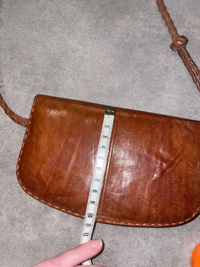 Sac à main en cuir Artisanal Vintage - photo numéro 9