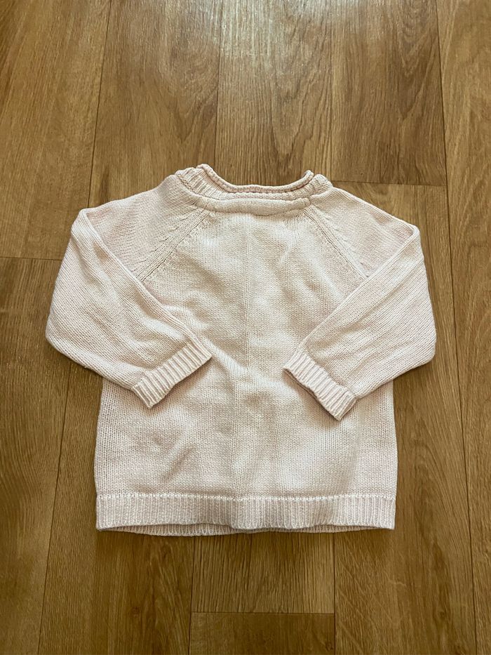 Gilet rose bébé fille 3/6M - photo numéro 2