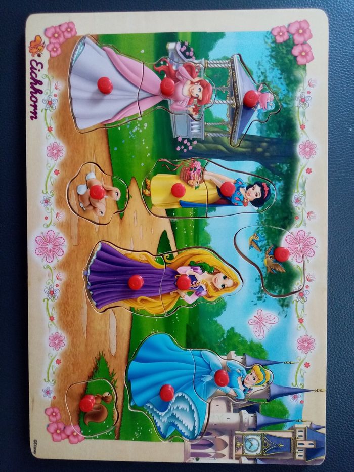 Puzzle princesse Disney en bois - photo numéro 3