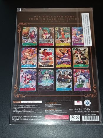 Livret one piece card game premium best vol 3 jpn