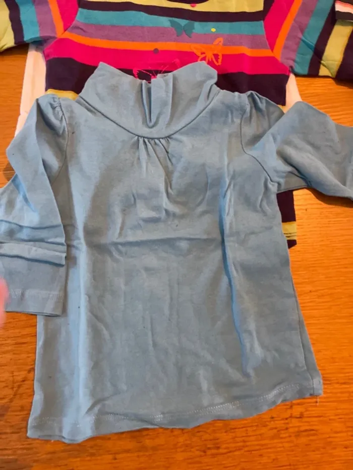 10 t-shirt manches longues fille 9 mois - photo numéro 8