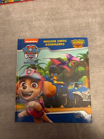 Livre Pat’Patrouille, mission, Dino gourmand