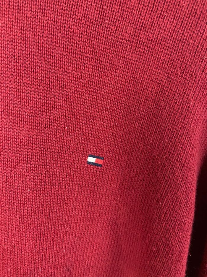 Pull rouge Tommy Hilfiger taille XS - photo numéro 2