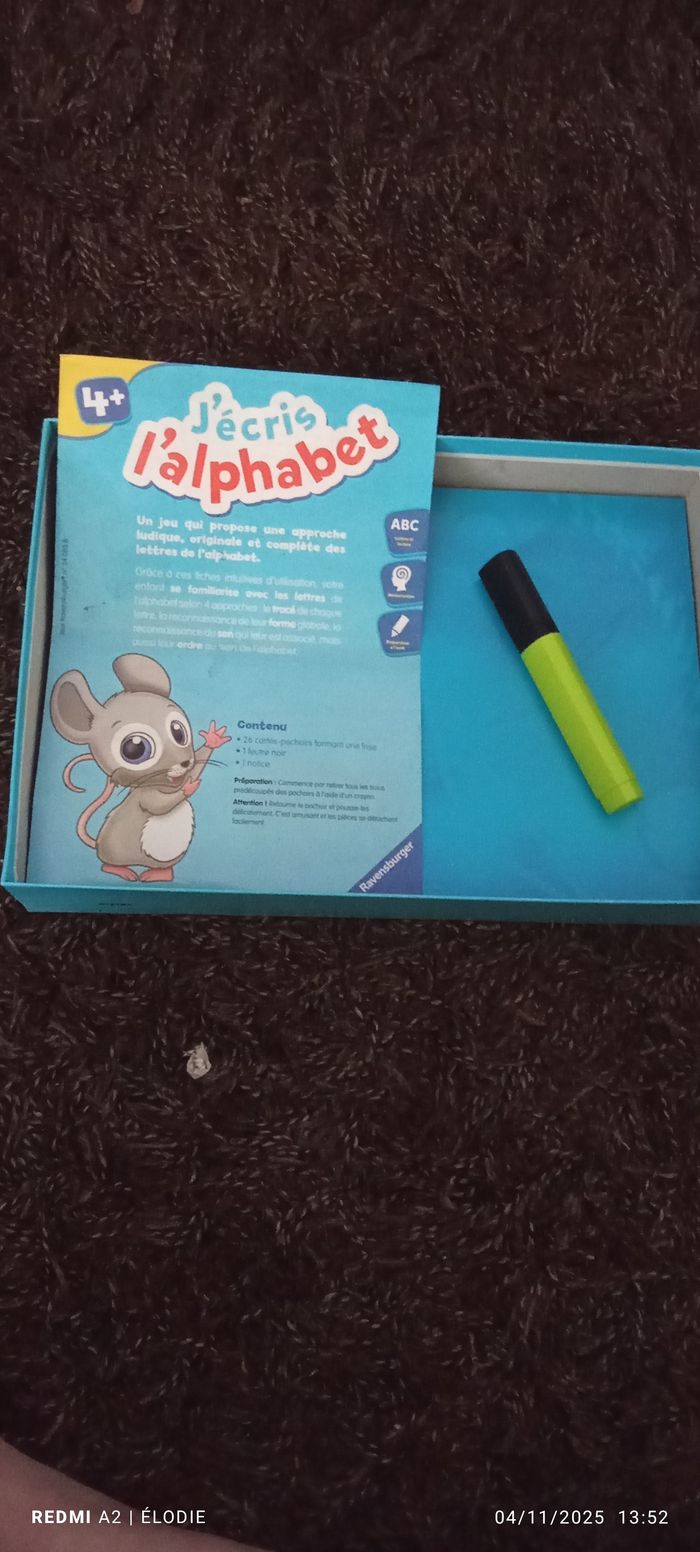 jeu j'écris l'alphabet - photo numéro 3