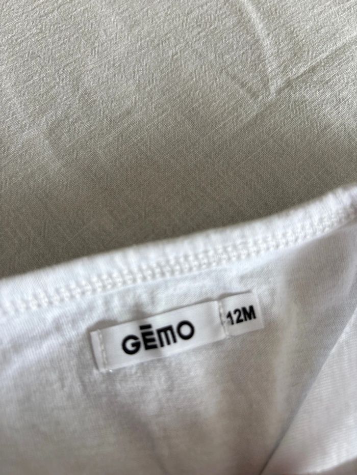 Lot 2 t-shirt manches courtes verbaudet/gemo T12M - photo numéro 2