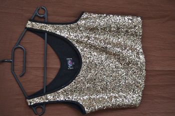 Débardeur à paillettes