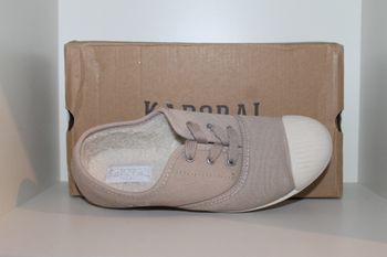 tennis kaporal fourrées marron clair 37
