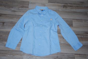chemise garçon taille 8 ans chemisette bleu tape à l'oeil